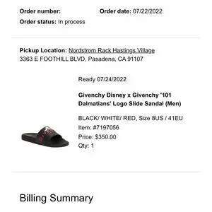 Never worn Authentic Givenchy Disney 101 Dalmatians black red size 41 slides Givenchy | Shoes | Never Worn Authentic Givenchy Disney 1  main image 4